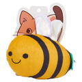 Plüschtier für Haustiere, Bienen-Design aus Polyester (Gelb/Schwarz)