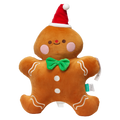 Plüschtier Lebkuchenmann, 40 cm mit Lebkuchen-Design (Braun/Grün/Rot)
