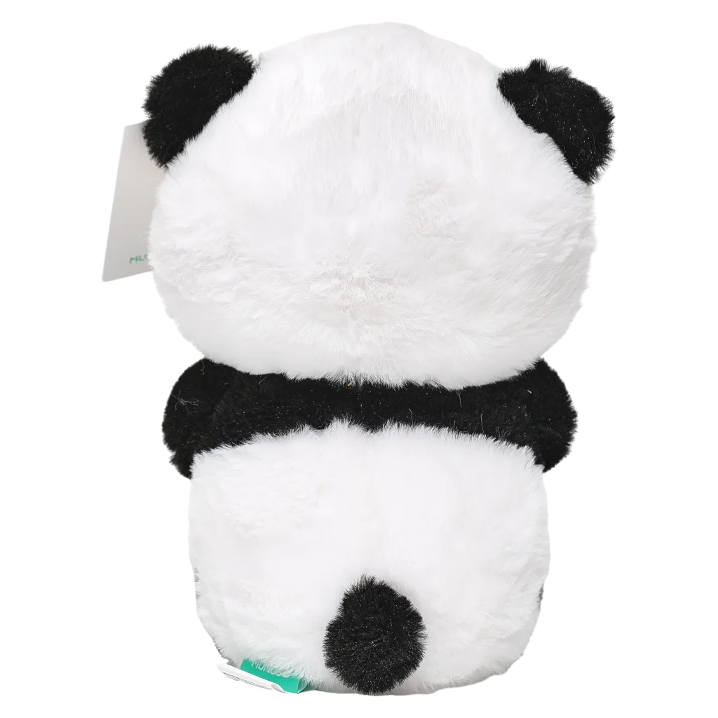 Plüschtier Panda, 30 cm, mit Wassermelonen-Design (Schwarz/Weiß)