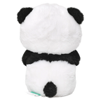 Plüschtier Panda mit Bambus-Design, 30 cm (Schwarz/Weiß)
