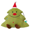 Plüschtier Weihnachtsbaum, 45 cm mit Weihnachts-Design (Mehrfarbig)