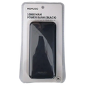 Powerbank, 10000 mAh Kapazität aus ABS/PC mit LED-Anzeige (Schwarz)
