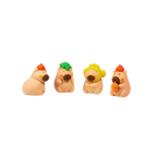 Radiergummi-Set mit Capybara-Design, 90 g (Gelb/Grün/Orange)