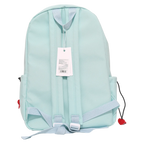 Schulrucksack aus Nylonstoff mit Herz-Design (Blau)