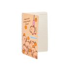 Spiral-Notizbuch A5 mit Capybara-Design, 145 × 210 mm (Beige)