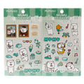 Sticker-Set mit Bären-Design selbstklebend (Weiß/Grün/Rosa)