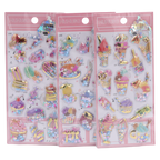 Sticker-Set mit Glitzereffekt, beweglicher Glitzer-Print (Mehrfarbig)