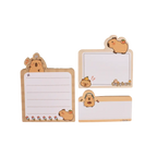 Sticky Notes mit Capybara-Design, verschiedene Größen (Mehrfarbig)
