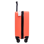 Trolleykoffer 20 Zoll mit Family-Design, leicht und robust (Pink)