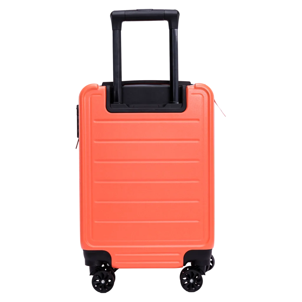 Trolleykoffer 20 Zoll mit Family-Design, leicht und robust (Pink)