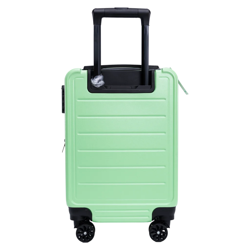Trolleykoffer 20 Zoll mit Familien-Design (Grün)