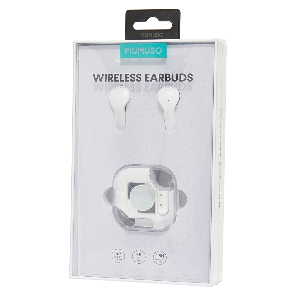 True Wireless Bluetooth Earbuds mit Ladecase (Weiß)