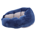 U-förmiges Partikel-Nackenkissen für Erwachsene (Blau)