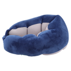 U-förmiges Partikel-Nackenkissen für Erwachsene (Blau)