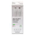 USB-C zu USB-C Datenkabel, 1,5 m, TPE, 60W (Weiß)