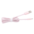 USB-Ladekabel TPE mit Lightning-Anschluss, 1 m (Pink) für iPhone/iPad/iPod