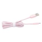 USB-Ladekabel TPE mit Lightning-Anschluss, 1 m (Pink) für iPhone/iPad/iPod