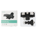 Verstellbare magnetische Handyhalterung aus ABS für das Auto (Schwarz)