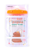 Wasserdichte Handyhülle aus PVC mit Capybara-Design (Orange)