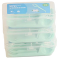 Tragbare Zahnseide-Sticks im Etui für die tägliche Mundhygiene (Mint)