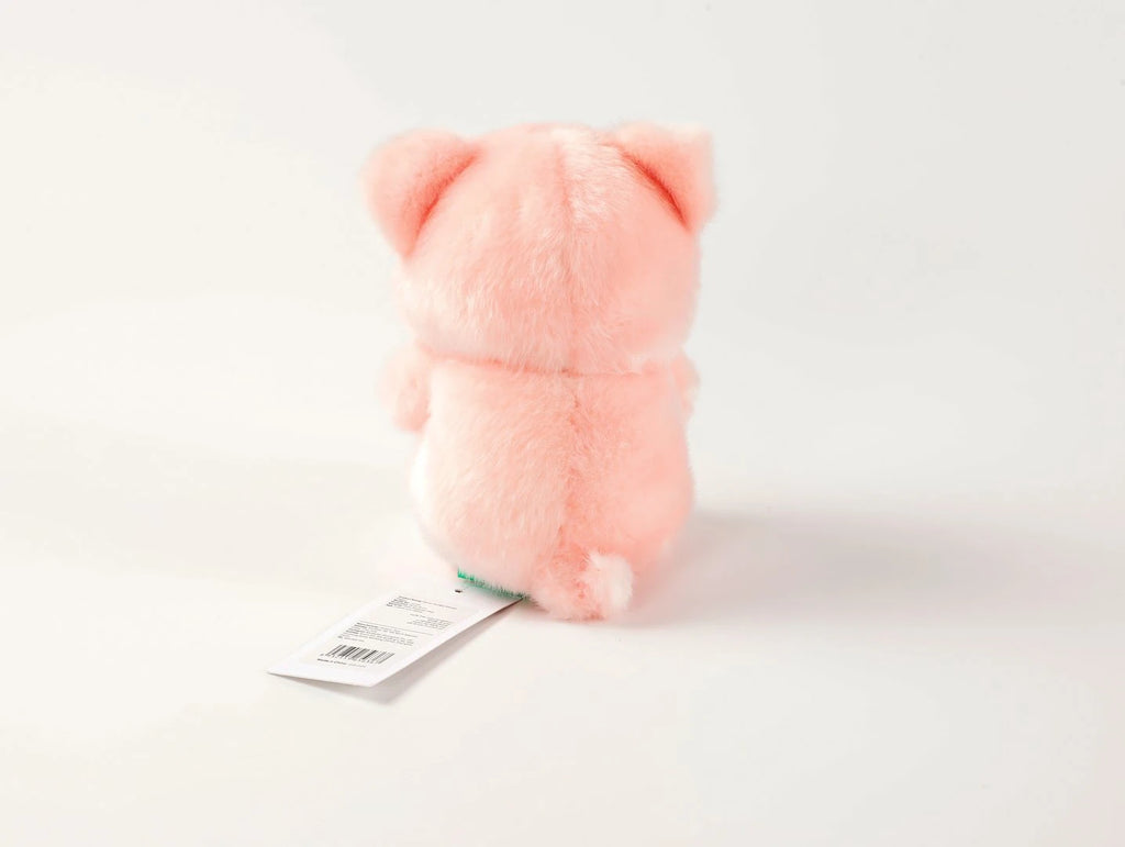 Rosa Schwein Plüschtier Rückansicht