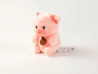 Rosa Schwein Plüschtier Seitenansicht