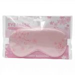 Schlafmaske aus polyester mit kirschblüten-design, angenehm weich (rosa) 6932559607741