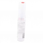Rückansicht der mumuso mini-sprühflasche 18 ml mit produktinformationen.