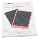 Verpackung der mumuso lcd-schreibtafel h10l mit abbildung des produkts.