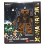 2-in-1 abs transforming robot spielzeug, modell panzer (braun/grün) 6976628015532 6