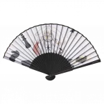 Faltfächer aus stoff, klassisches design (mehrfarbig) 6977321142617 4