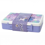 Lunchbox aus kunststoff mit 5 fächern und einhorn-design (lila) 6932559615449 3