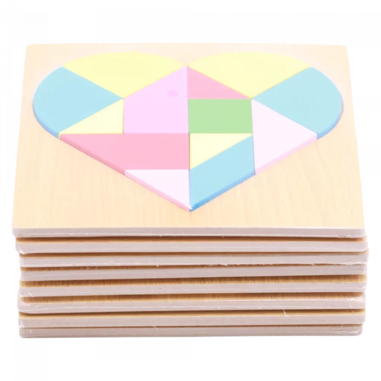 MUMUSO Holzpuzzle für Kinder aus Sperrholz, mehrfarbig – hochwertiges Lernspielzeug zur Förderung der Feinmotorik.