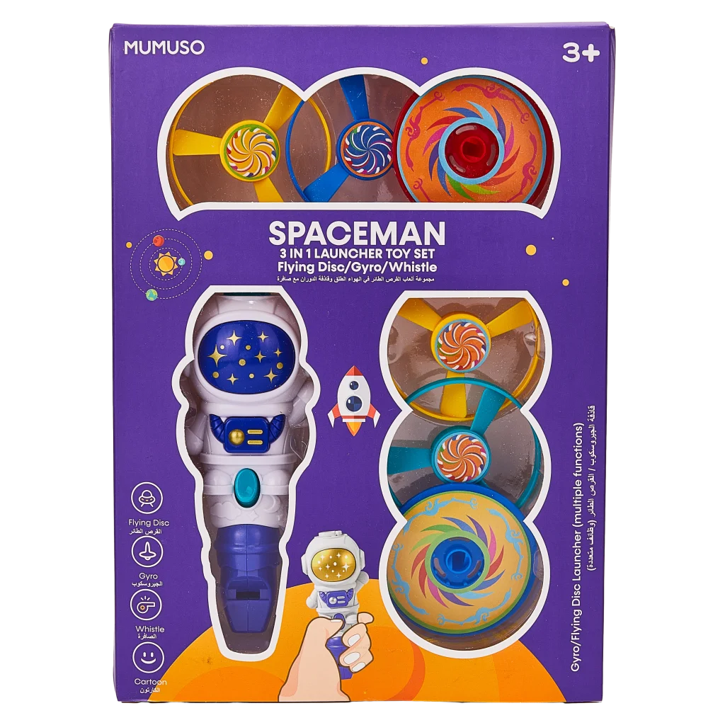 mumuso_3-in-1-outdoor-spielzeugset_abs-kunststoff_astronaut_lila_3.webp MUMUSO Outdoor Spielzeugset für Kinder – 3-in-1 Flugscheibe aus ABS-Kunststoff mit Astronaut, robust und farbenfroh.