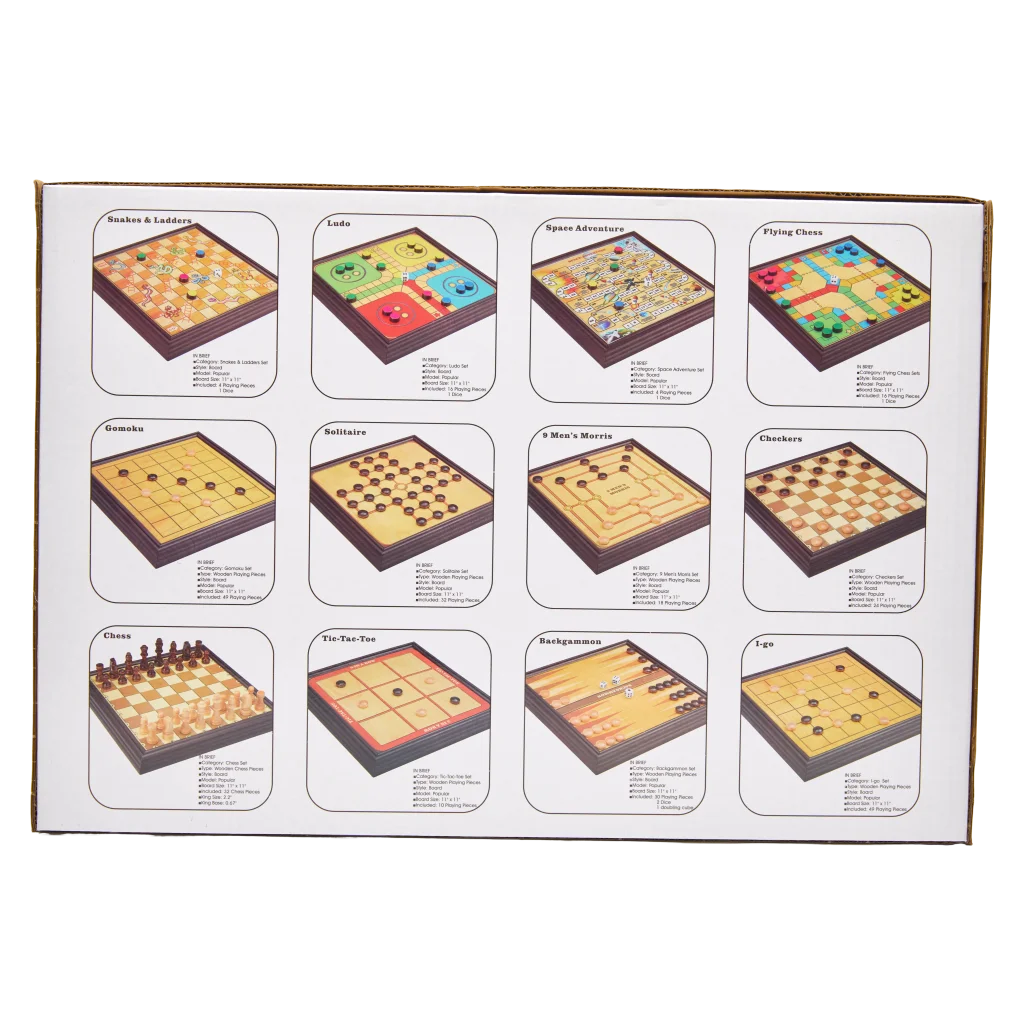 mumuso_3-in-1_brettspiel-set_holz_natur_3.webp MUMUSO 3-in-1 Brettspiel-Set aus Holz, naturfarben, für Kinder, enthält Schach, Dame und Leiterspiel.