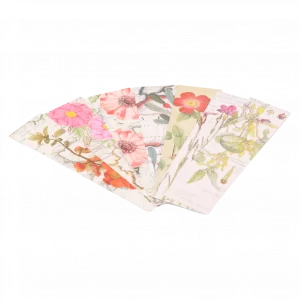 MUMUSO 30er-Pack Vintage Lesezeichen aus Papier mit Blumen-Print, multicolor – schönes Lesezubehör für Bücherfreunde.