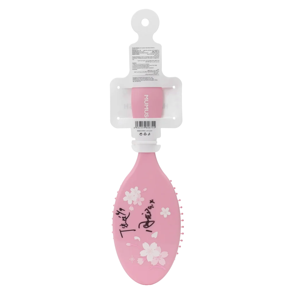 mumuso_air-cushion-haarbuerste_kunststoff_kirschbluete_rosa_l.webp MUMUSO Air Cushion Haarbürste mit Kirschblüten, Kunststoff, L, rosa – sanfte Entwirrung für empfindliche Kopfhaut.