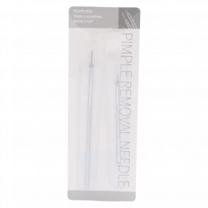 MUMUSO Akne Nadel Set aus Edelstahl mit Doppel-Ende (Silber) – Gesichtspflege Werkzeug zur Entfernung von Mitessern.