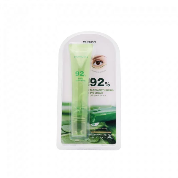 MUMUSO Aloe Vera Augencreme, feuchtigkeitsspendend mit 15 g – Augencreme für empfindliche Haut mit Aloe Vera Extrakt.