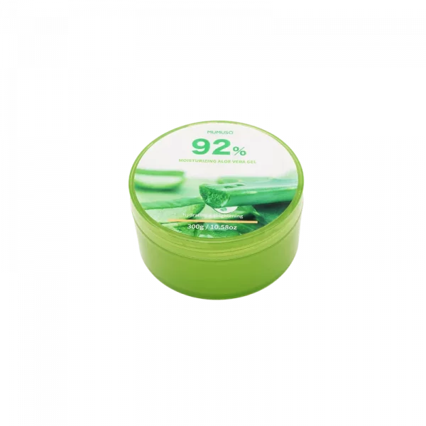 MUMUSO Aloe Vera Gel feuchtigkeitsspendend, 300 g (Grün) – Gesichtspflege mit Aloe für sensible und trockene Haut.