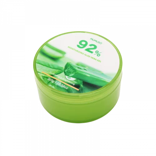 MUMUSO Aloe Vera Gel feuchtigkeitsspendend, 300 g (Grün) – Gesichtspflege mit Aloe für sensible und trockene Haut.