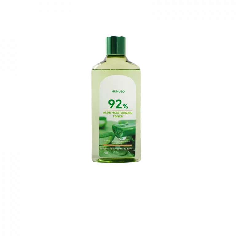 MUMUSO Aloe Vera Gesichtstoner, feuchtigkeitsspendend, 400 ml – sanfte Gesichtspflege für empfindliche Hauttypen.