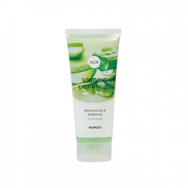 MUMUSO Aloe Vera Peelinggel für das Gesicht, 243,8 g (Grün) – sanftes Peelinggel Gesicht für empfindliche Haut.