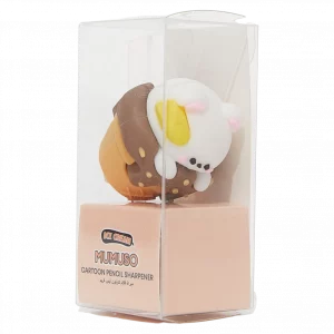 MUMUSO Anspitzer für Kinder aus Silikon, rosa Eiscreme-Form – lustiger Bleistiftanspitzer ideal für Schulbedarf.