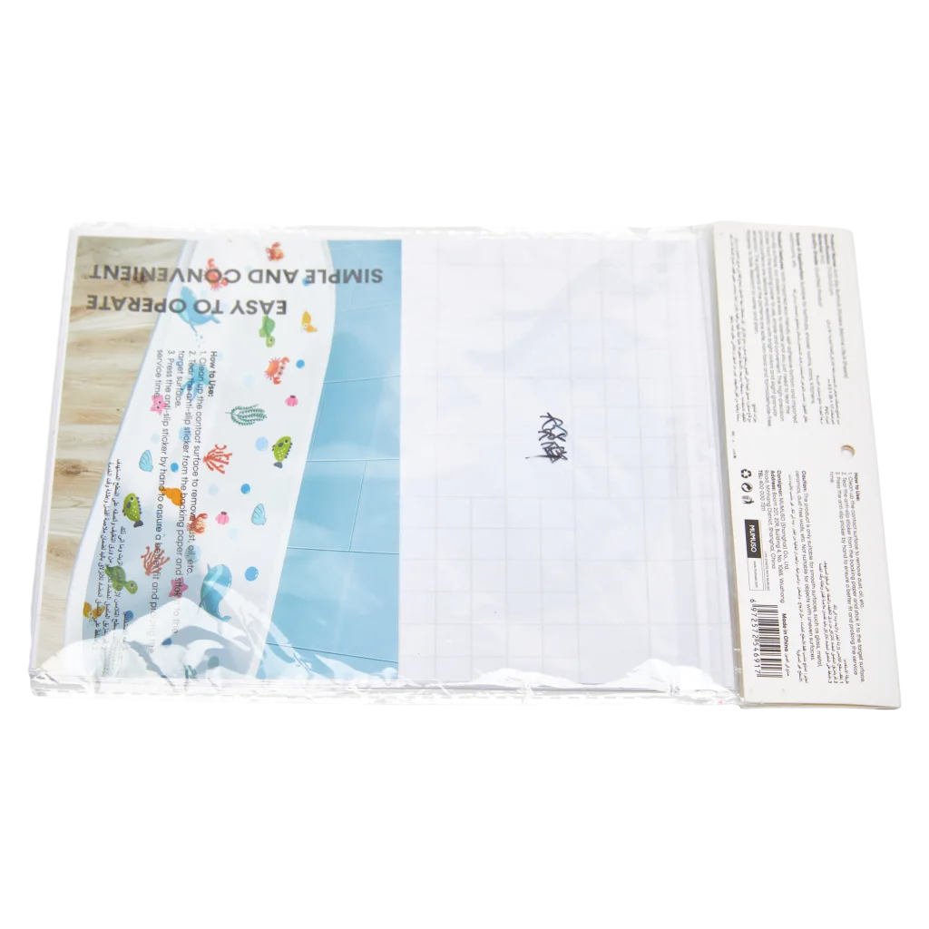 mumuso_anti-rutsch_badewannen_sticker_pvc_meerestiere_blau.webp MUMUSO Anti-Rutsch Sticker für die Badewanne aus PVC, 6 Stück, blau mit Meerestieren – sicherer Halt für das Kinderbad.