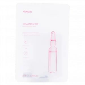 MUMUSO Gesichtsmaske mit Niacinamid, 25 ml (Weiß) – pflegende Aufhellende Gesichtsmaske für strahlende Haut.