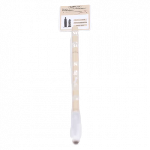 MUMUSO Augenbrauenstift mit Bürstchen, 12 g (Dunkelbraun) – für definierte, natürlich aussehende Augenbrauen.