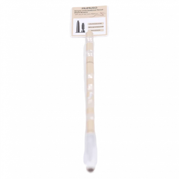 MUMUSO Augenbrauenstift mit Bürstchen, 12 g (Dunkelbraun) – für definierte, natürlich aussehende Augenbrauen.