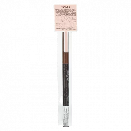 MUMUSO Augenbrauenstift mit dreieckiger Spitze, wasserfestes Augen Make-up in rötlichem Kaffeebraun für präzises Styling.