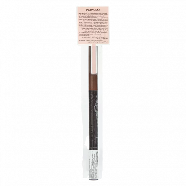 MUMUSO Augenbrauenstift mit dreieckiger Spitze, wasserfestes Augen Make-up in rötlichem Kaffeebraun für präzises Styling.